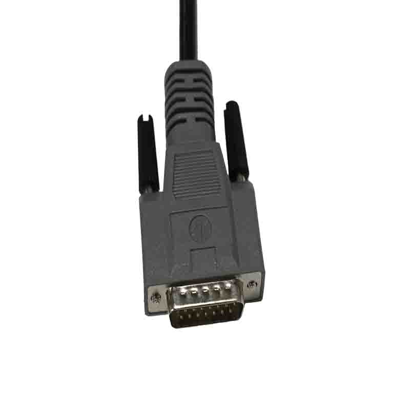 Grey DB15 Cable with Dual Male and Female Connectors