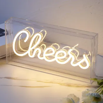 SHENPU USB LED Desk Lightbox for Bar Wall Decoration