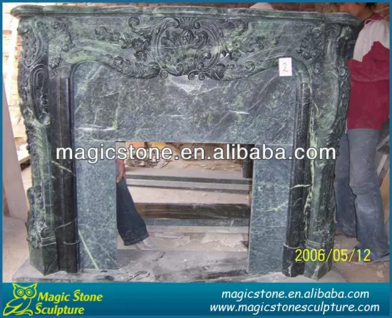 black marble fireplace mantel