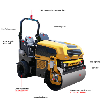 Sprzedam mini walec drogowy o udźwigu 3 ton 3000 kg do małych projektów chodnikowych