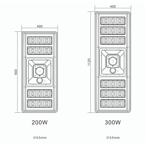 60W all in one solar street lights
