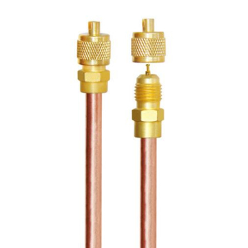 Copper Tube Access Valve for Air Conditioning and Refrigeration Systems
