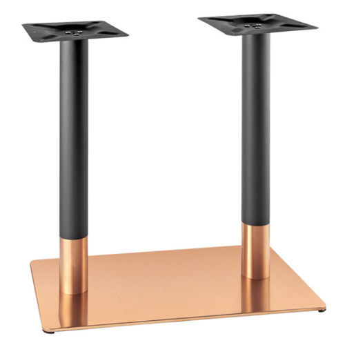 Stainless Steel Dining Bar Restaurant Rose Gold Table Bases