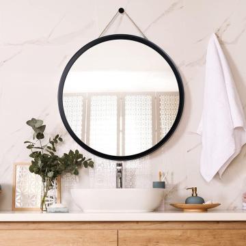 Bathroom Mirror for Wall with Wood Frame