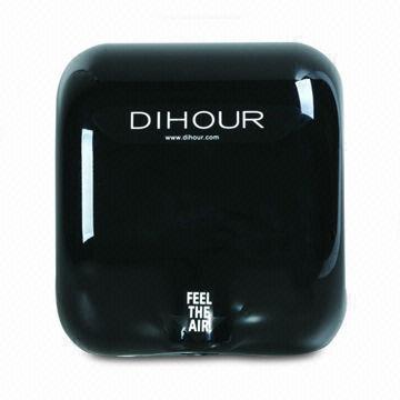 High-speed Hand Dryer with 550W Motor Power, 320kph Maximum Airflow and Energy Efficient