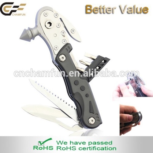2016 new design emergency car tool with LED / life hammer
