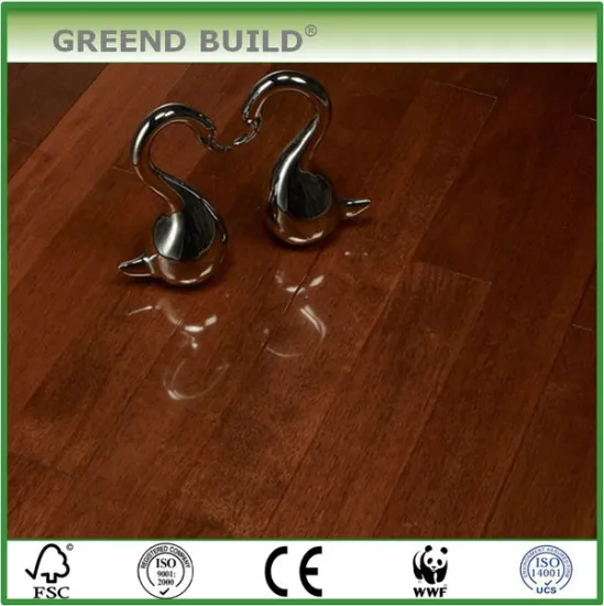 Solid Wood Merbau Flooring Shanghai building project
