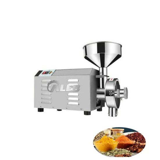 Industrial Grade Stainless Steel Grinder Machine for Spices, Coffee, Nuts, and Dried Fruits