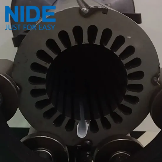 Automatic motor stator insulation paper inserting machine