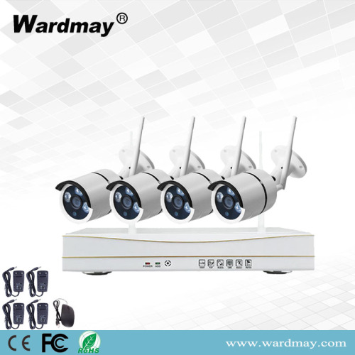 4CH 1.0/2.0MP Home Security Wifi NVR Kits