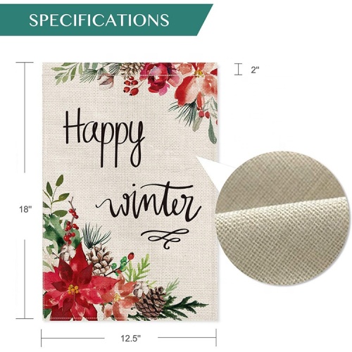 Customized Design Decorative Christmas Garden Flags