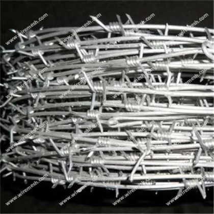 Aluminum clad steel barbed wire