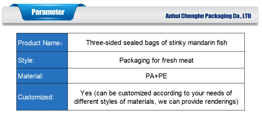 fresh fish packaging material