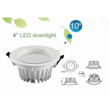 10w   led down light  4inch  800lm  500g  CE&Roh