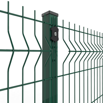 3d welded curved panel fence