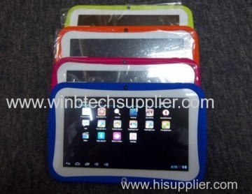 Brand New 7 Inch Kids Tablet Pc With Children Educational Apps Android 4.2 Capacitive Screen Dual Camera 