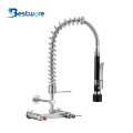 Wall Mount Kitchen Faucet With Sprayer