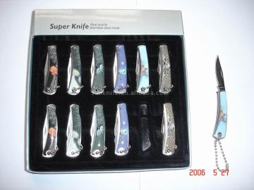 12-pc pocket knife