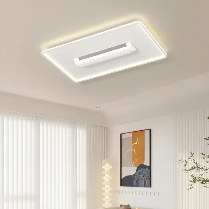 HSG Model 1631C Light Leafless Fan Bladeless Ceiling Fan Light