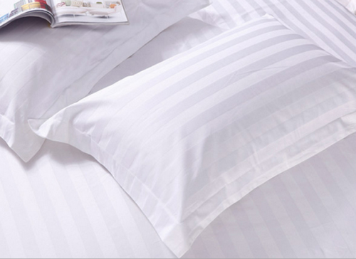 Hotel Pillow Case and Pillow Sham 3CM Stripe