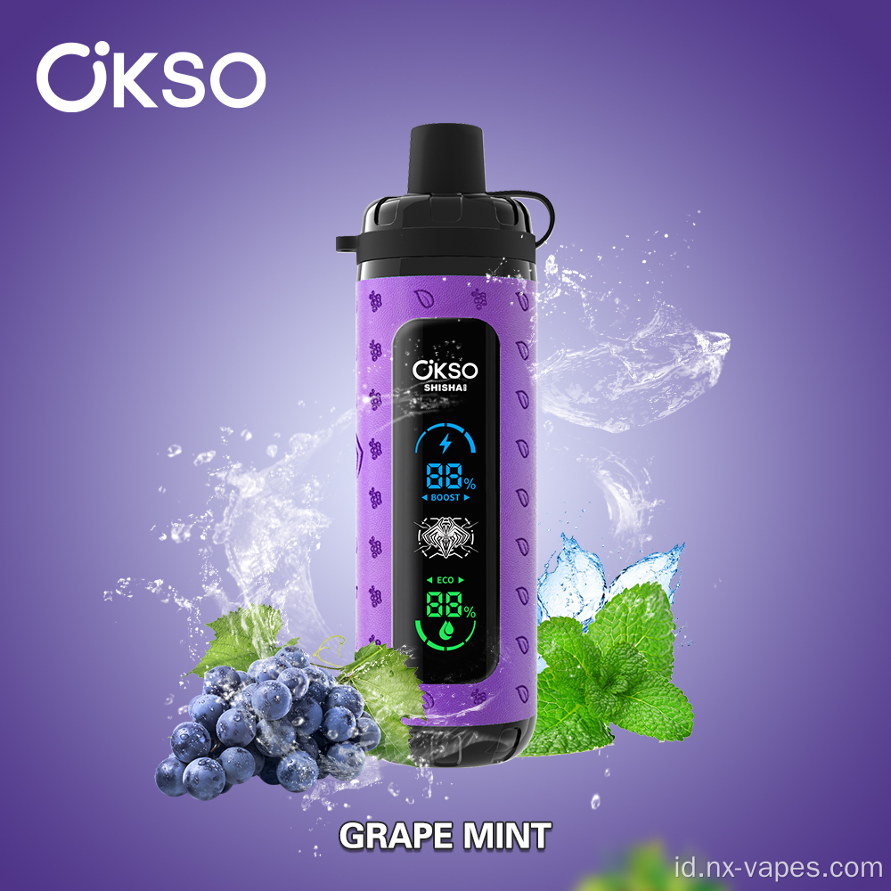 Okso shisha max 40k puff volesal vape sekali pakai