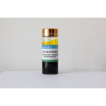 Metolachlor 360g/L+60g/L oxyfluorfen+180g/L Pendimethalin EC