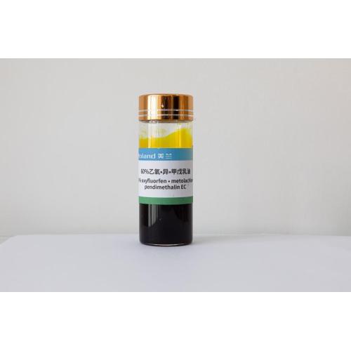 Metolachlor 360g/L+60g/L oxyfluorfen+180g/L Pendimethalin EC