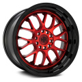 Staggered rims 17 inch black alloy wheels