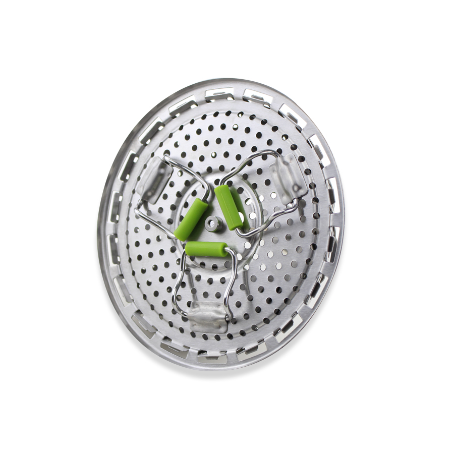 Stainless Steel Foldable Vegetable Steamers Basket With Feet
