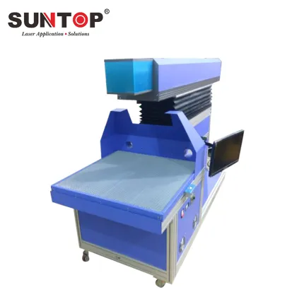 Suntop Large Size GSI JK LASER 3D Dynamic CO2 Laser Marking Machine for Textile