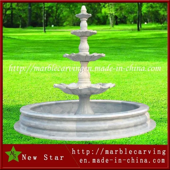White Marble Garden Granite Fountain Stone Fountain