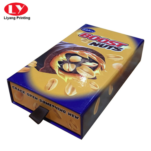 Luxury Chocolate Bar Drawer Paper Packaging Box