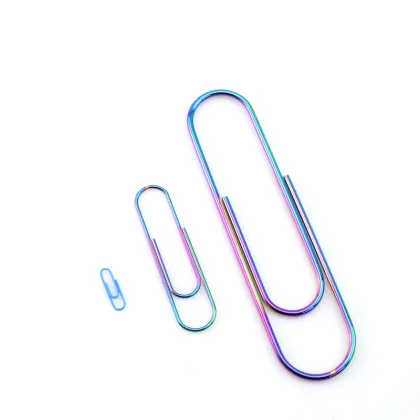 2019 New Rainbow Jumbo Paper Clips for Office and School