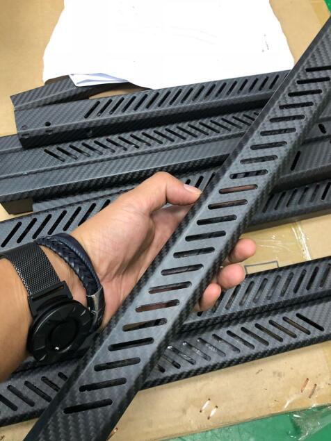 Carbon fiber tube with slots
