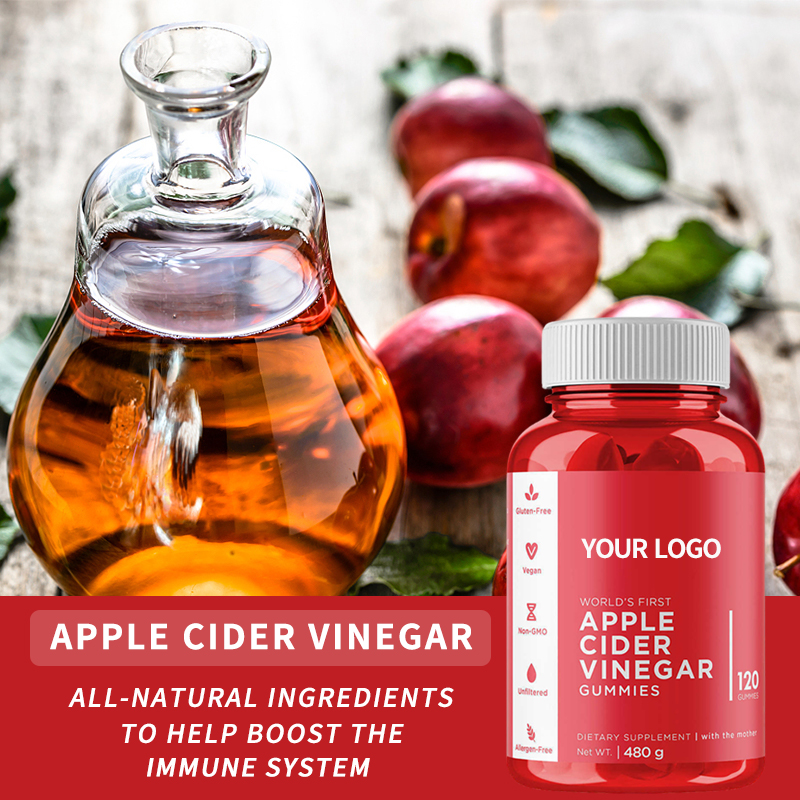 OEM/ODM Vegan Apple Flavor Slimming Beet Root Extract Weight Loss Apple Cider Vinegar Gummies