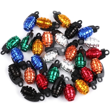 4Pcs/Set Universal Wheel & Tire Valve Caps for Cars, Trucks, Motorcycles & Bicycles