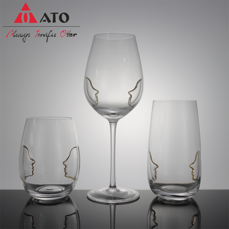 Lead free Clear Wine Glasses Tumbler for Wedding