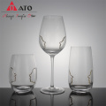 Bicchiere di bicchieri da vino trasparente senza piombo per il matrimonio