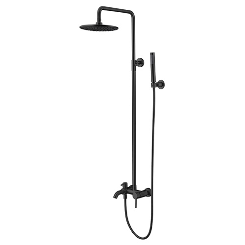 Brushed Nickel Shower Systems With Handheld Shower