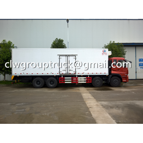 Dongfeng Tianlong 8X4 Refrigerated Van Truck