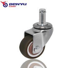 Wholesale TPE Caster Round Solid Plug Wheel Casters