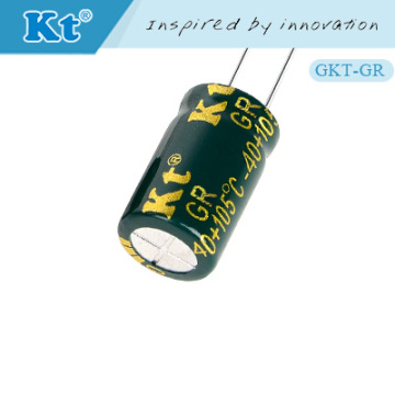 GKT-GR Series 105°C Radial Aluminum Electrolytic Capacitors