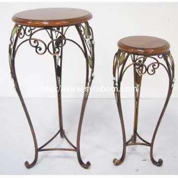 living room antique plant stand wood