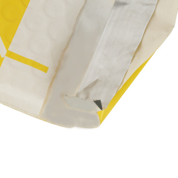 Túi giấy bong bóng khí bằng giấy màu vàng được in