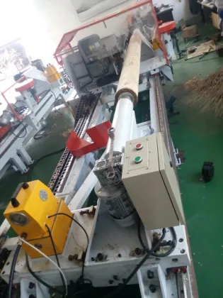 log home lathe machine