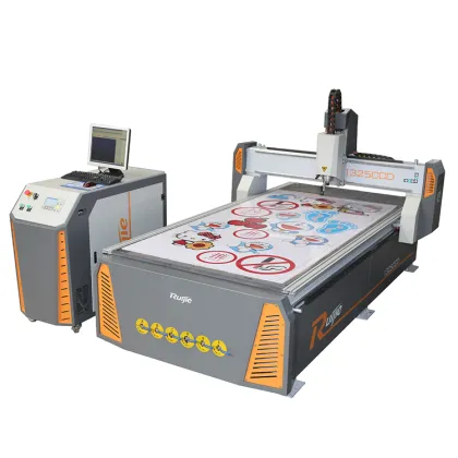 Professional Contour Cutting CNC Router: Ideal Partner for UV Printer and Advanced CNC Machine with CCD Technology