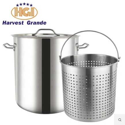 "Stainless Steel Stock Pot: A Multifunctional Tool in the Kitchen"