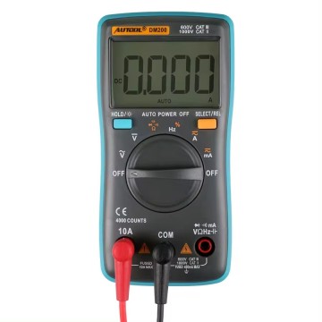 AUTOOL DM200 LCD Multimeter - Digital AC DC Multimeter for Circuit Diagnosis and Repair