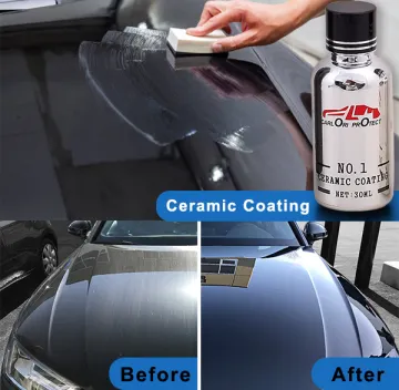 ceramic coating before and after