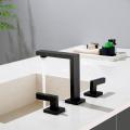 Shamanda 2 Handles Fauce de lavabo de salle de bain en laiton